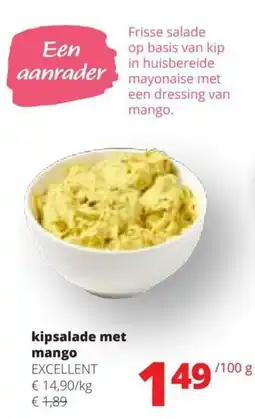 Spar Kipsalade met mango aanbieding