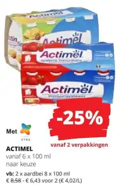 Spar Actimel aanbieding
