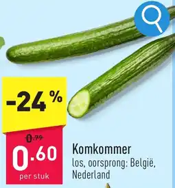 ALDI Komkommer aanbieding