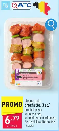 ALDI Gemengde brochette, 3 st aanbieding