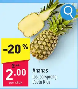 ALDI Ananas aanbieding