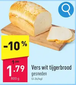 ALDI Vers wit tijgerbrood aanbieding