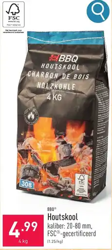 ALDI Bbq Houtskool aanbieding