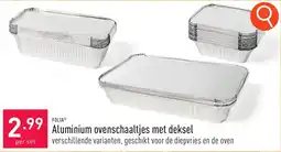 ALDI Folia Aluminium ovenschaaltjes met deksel aanbieding