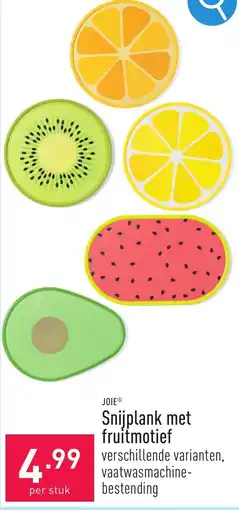 ALDI Joie snijplank met fruitmotief aanbieding