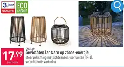 ALDI Casalux Gevlochten lantaarn op zonne-energie aanbieding