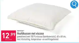 ALDI Novitesser Hoofdkussen met viscose aanbieding