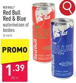 ALDI Red bull® Red & Blue aanbieding