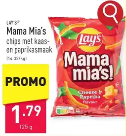 ALDI Lay's Mama Mia's chips met kaas- en paprikasmaak aanbieding