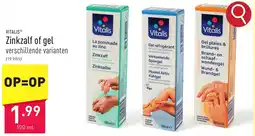 ALDI Vitalis Zinkzalf of gel aanbieding