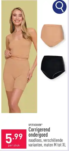 ALDI Upzfashion Corrigerend ondergoed aanbieding