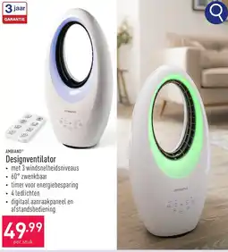 ALDI Ambiano® Designventilator aanbieding