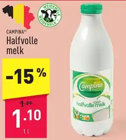 ALDI Campinaⓡ Halfvolle melk aanbieding