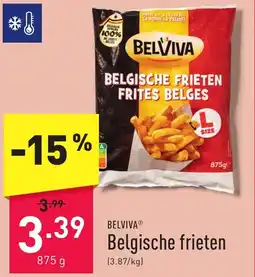 ALDI Belviva Belgische frieten aanbieding