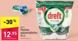 ALDI Dreft® Platinum vaatwastabletten, 34 st aanbieding
