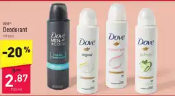 ALDI Dove® Deodorant aanbieding