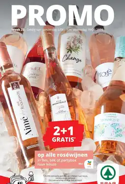Spar Op alle roséwijnen aanbieding