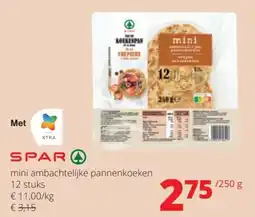 Spar Spar mini ambachtelijke pannenkoeken aanbieding