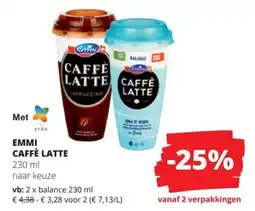 Spar Emmi caffè latte aanbieding