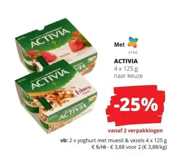 Spar Activia aanbieding