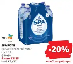 Spar Spa Reine aanbieding