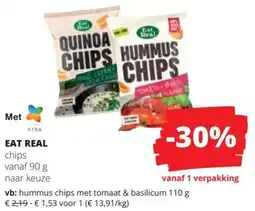 Spar Eat Real chips aanbieding
