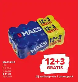 Spar Maes pils aanbieding