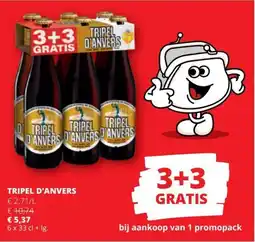 Spar Tripel D'anvers aanbieding