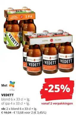 Spar Vedett aanbieding