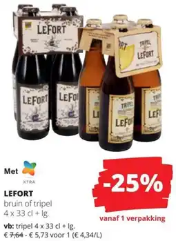 Spar Lefort aanbieding