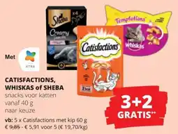 Spar Catisfactions, Whiskas of Sheba aanbieding