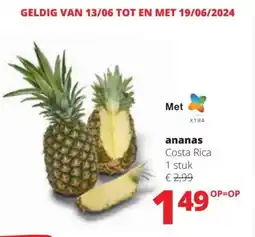 Spar Ananas aanbieding
