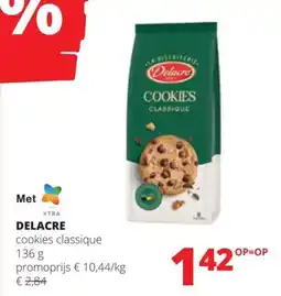 Spar Delacre cookies classique aanbieding