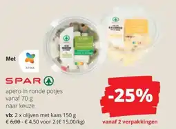 Spar Apero in ronde potjes aanbieding