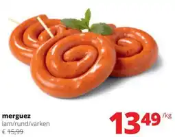 Spar Merguez aanbieding