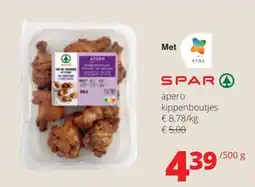 Spar Apero kippenboutjes aanbieding
