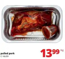 Spar Pulled pork aanbieding