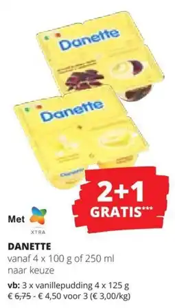 Spar Danette aanbieding