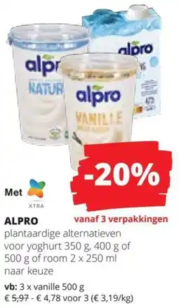 Spar Alpro aanbieding
