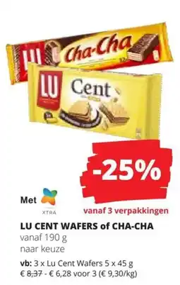 Spar Lu Cent Wafers aanbieding