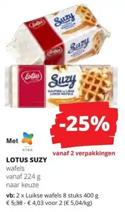Spar Lotus Suzy aanbieding