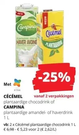 Spar Cécémel of Campina aanbieding
