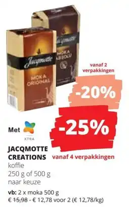 Spar Jacqmotte Creation aanbieding
