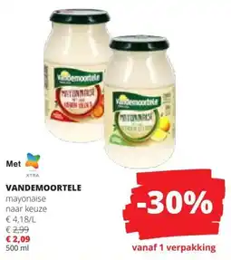 Spar Vandemootele Mayonaise aanbieding