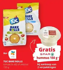Spar Tuc Bake Rolls aanbieding
