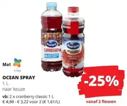 Spar Ocean Spray aanbieding
