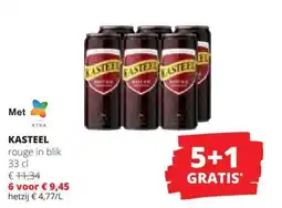 Spar Kasteel rouge in blik aanbieding