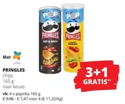 Spar Pringles Chips aanbieding