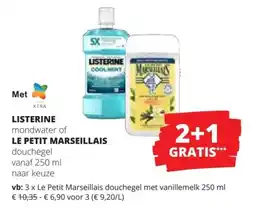 Spar Listerine of Le Petit Marseillais aanbieding