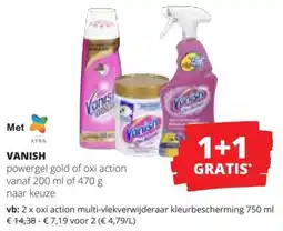 Spar Vanish aanbieding